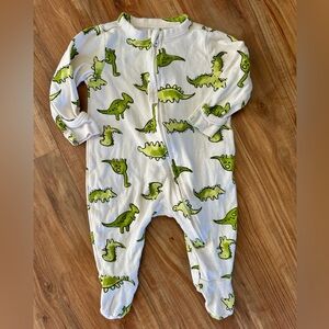 🦋Dinosaur Print Footie